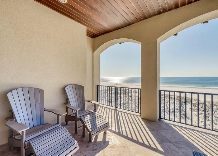 Luxurious Gulf-front W Direct Access Close To Shops & Dining * Gulf Shores